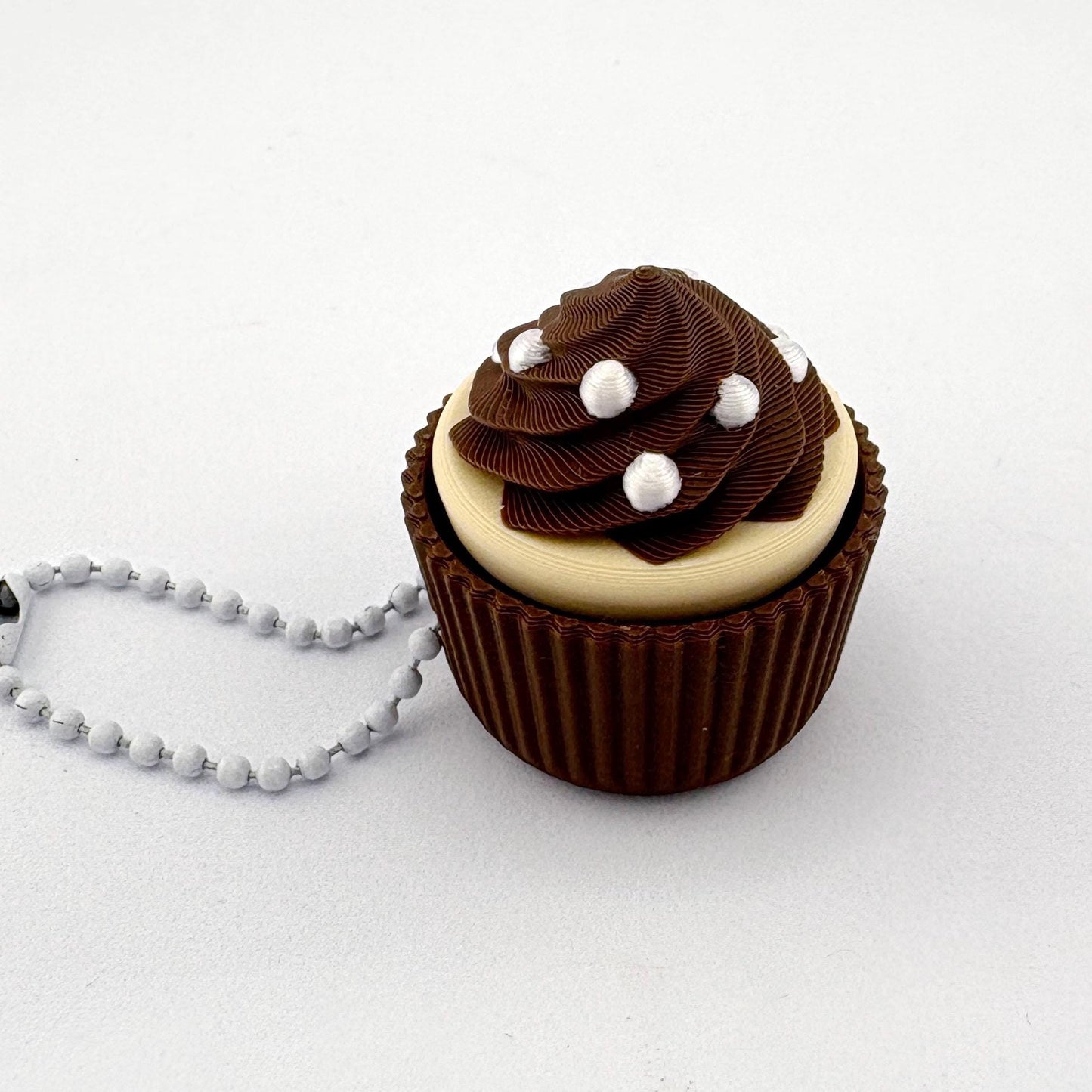 Cupcake Clicker Fidget Keychain