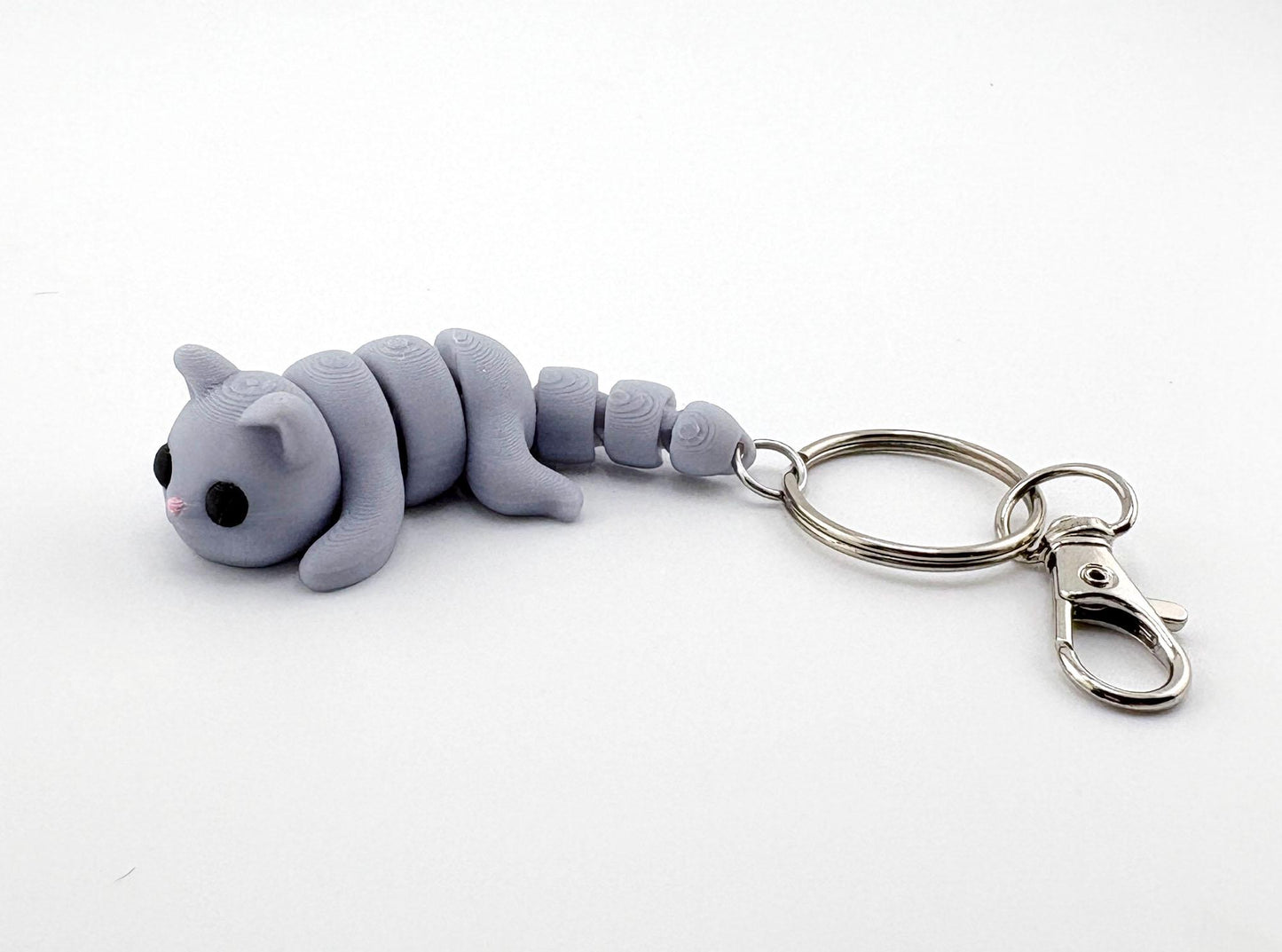 Baby Animal Keychain Set 1 - Dog, Cat, Pig, Unicorn, Snail