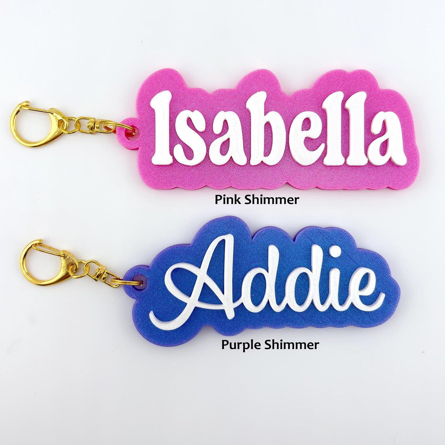 Personalized Name Tag Keychain LARGE