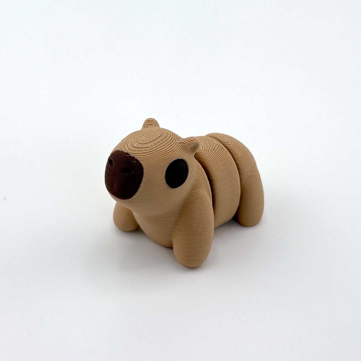 Baby Safari Animals 3D Printed Fidget Toys | Articulated Flexis – Lion, Tiger, Giraffe, Elephant, Koala, Hippo, Capybara, Sloth