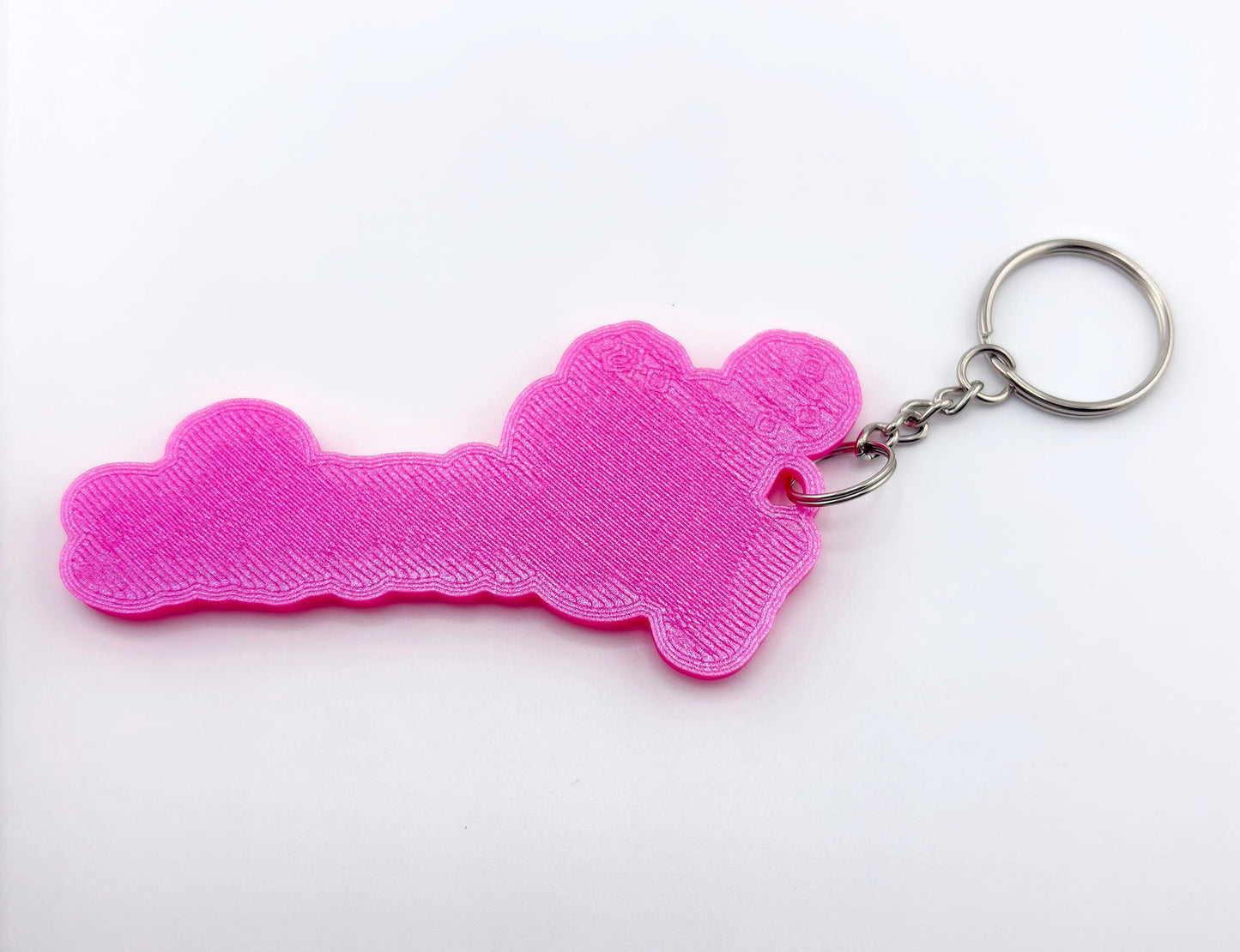 Personalized Cheer Name Tag Keychain