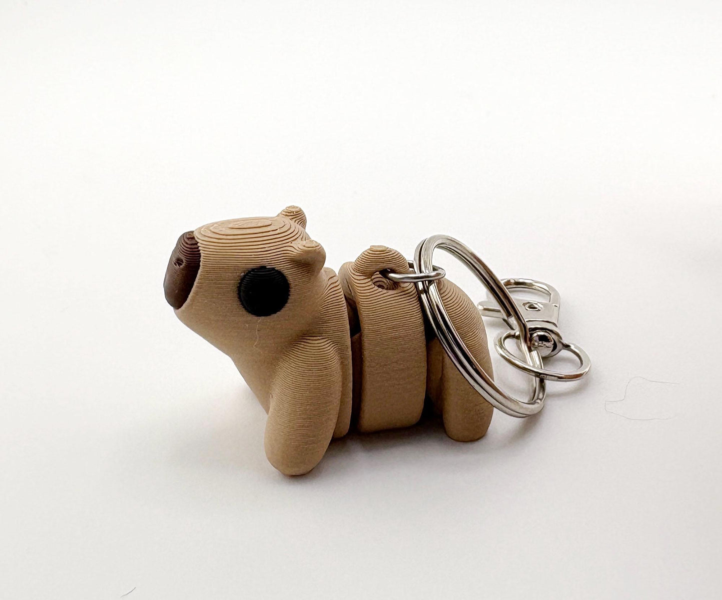 Baby Animal Keychain Set 2 - Beaver, Platypus, Turtle, Panda, Capybara