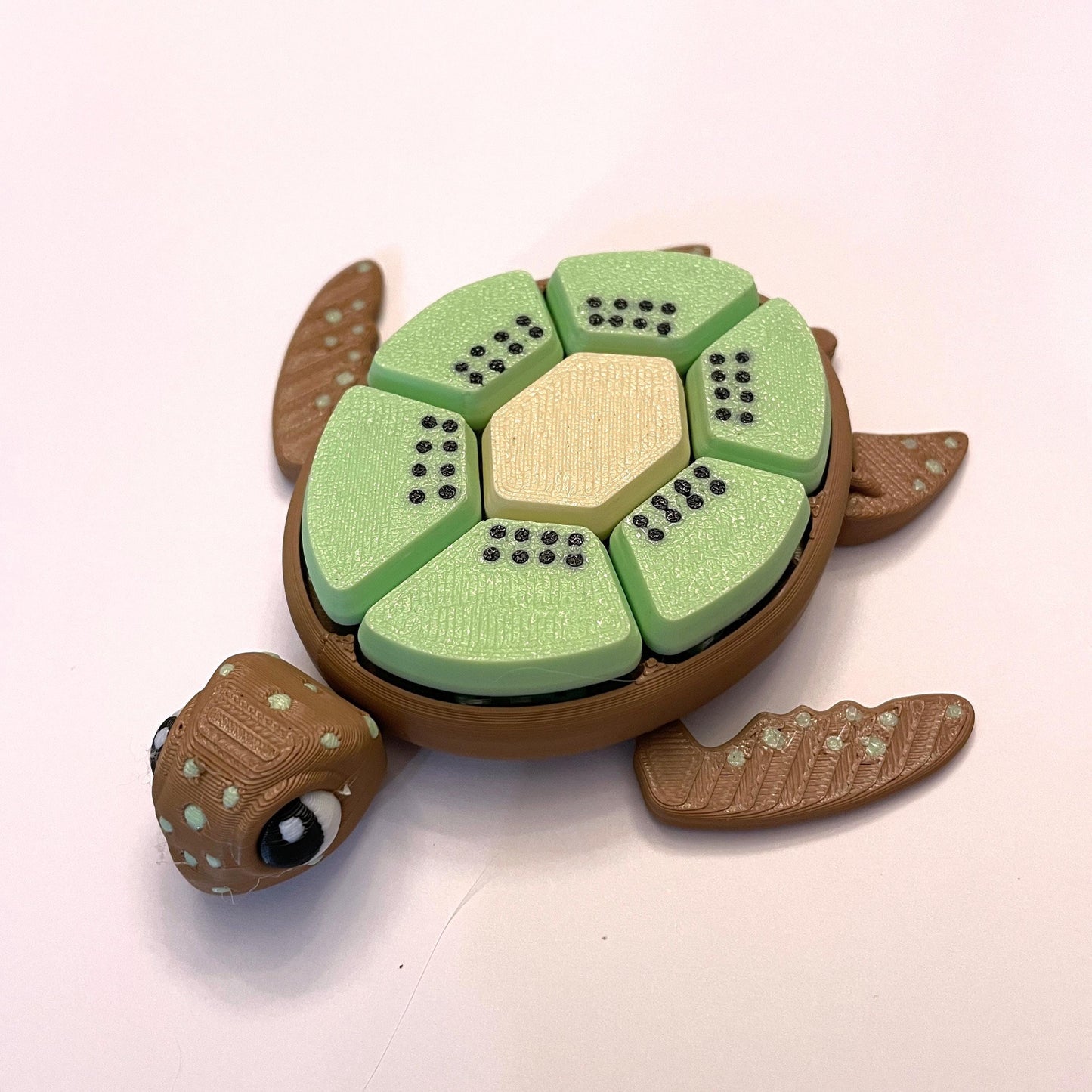 Turtle Multi-Key Sensory Clicker Fidget Toy - Fruit