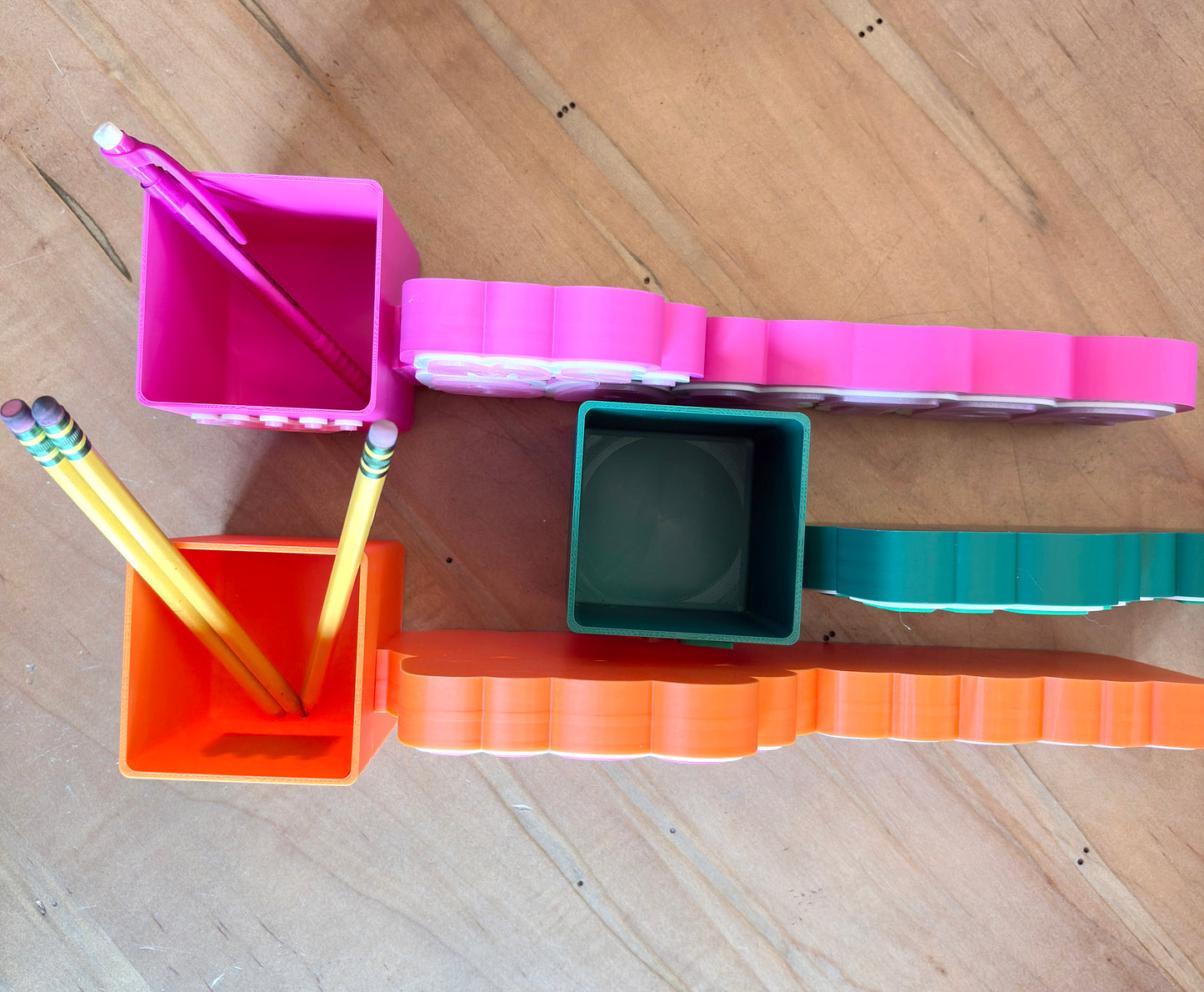 Personalized Desk Nameplate Pencil Holder