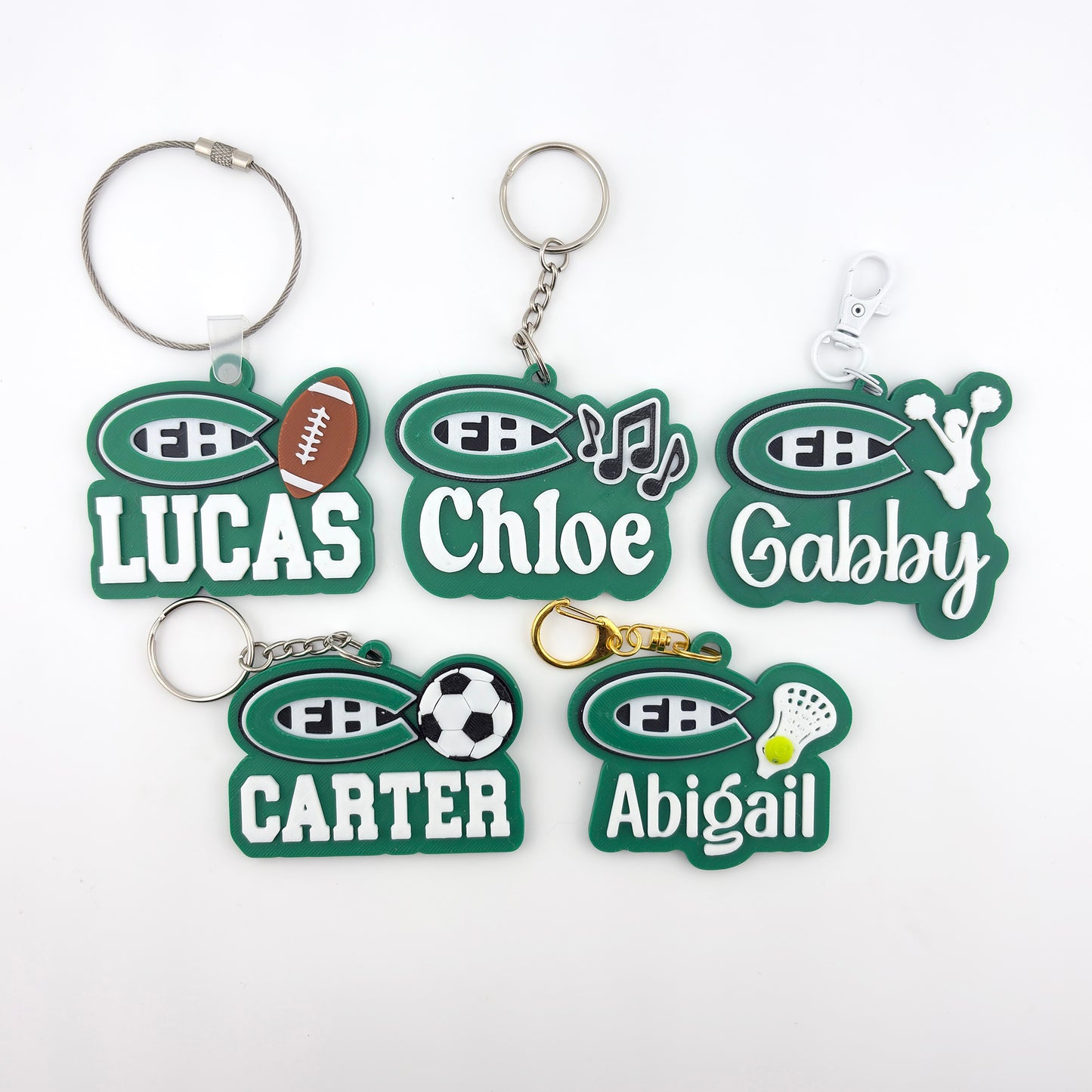 Personalized FHC Name Keychain - Sports/Club