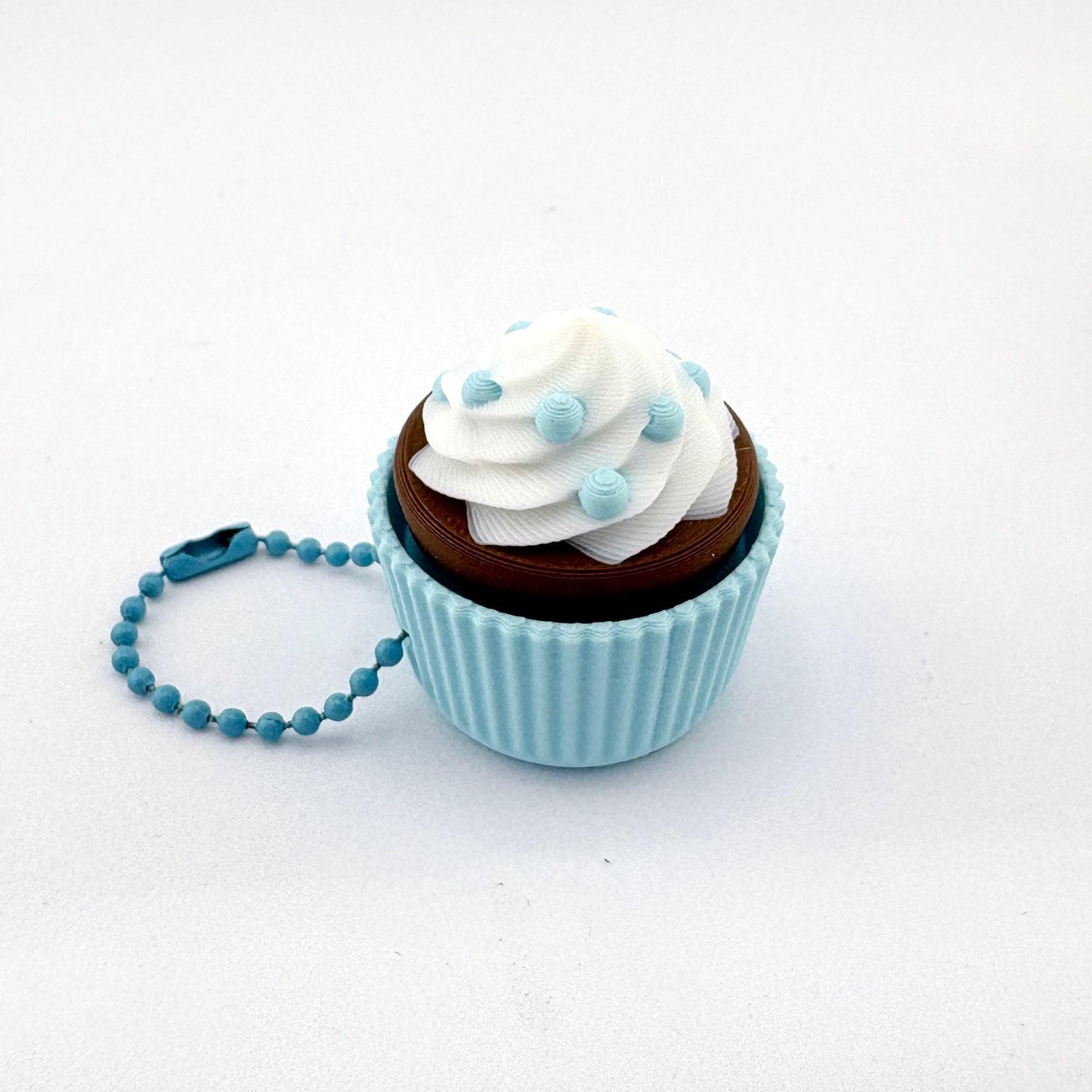 Cupcake Clicker Fidget Keychain