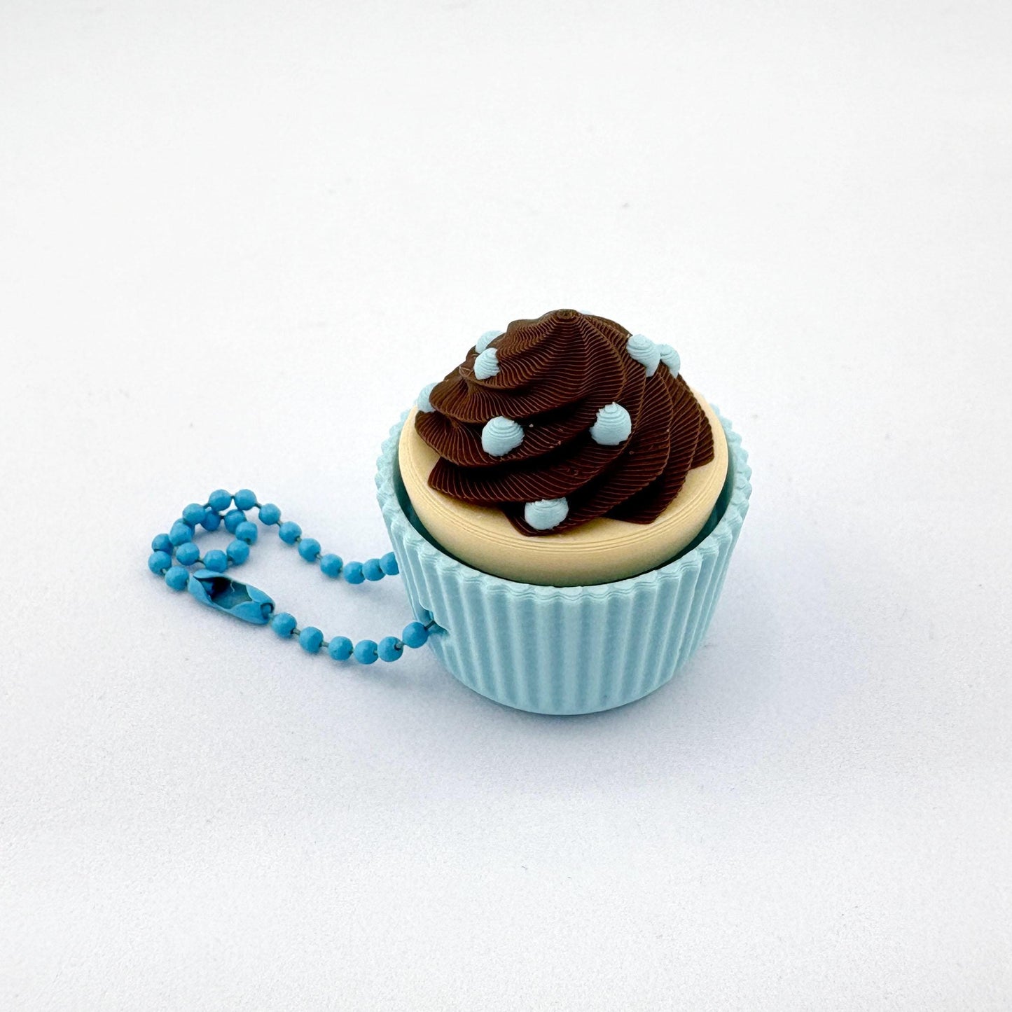 Cupcake Clicker Fidget Keychain