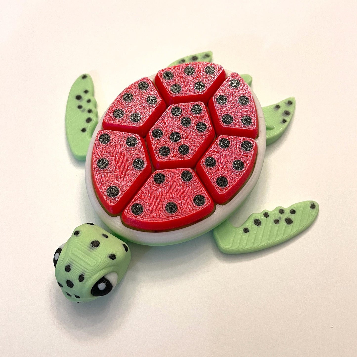 Turtle Multi-Key Sensory Clicker Fidget Toy - Fruit