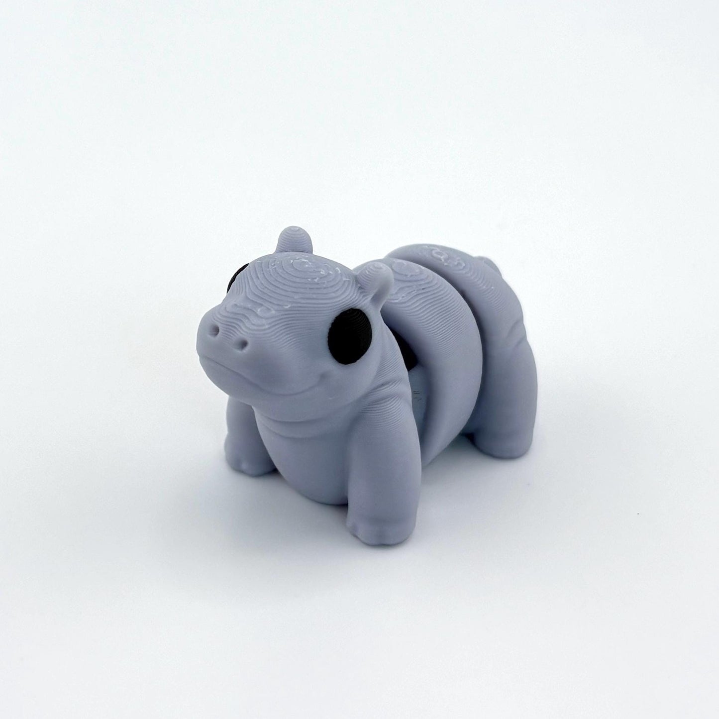 Baby Safari Animals 3D Printed Fidget Toys | Articulated Flexis – Lion, Tiger, Giraffe, Elephant, Koala, Hippo, Capybara, Sloth