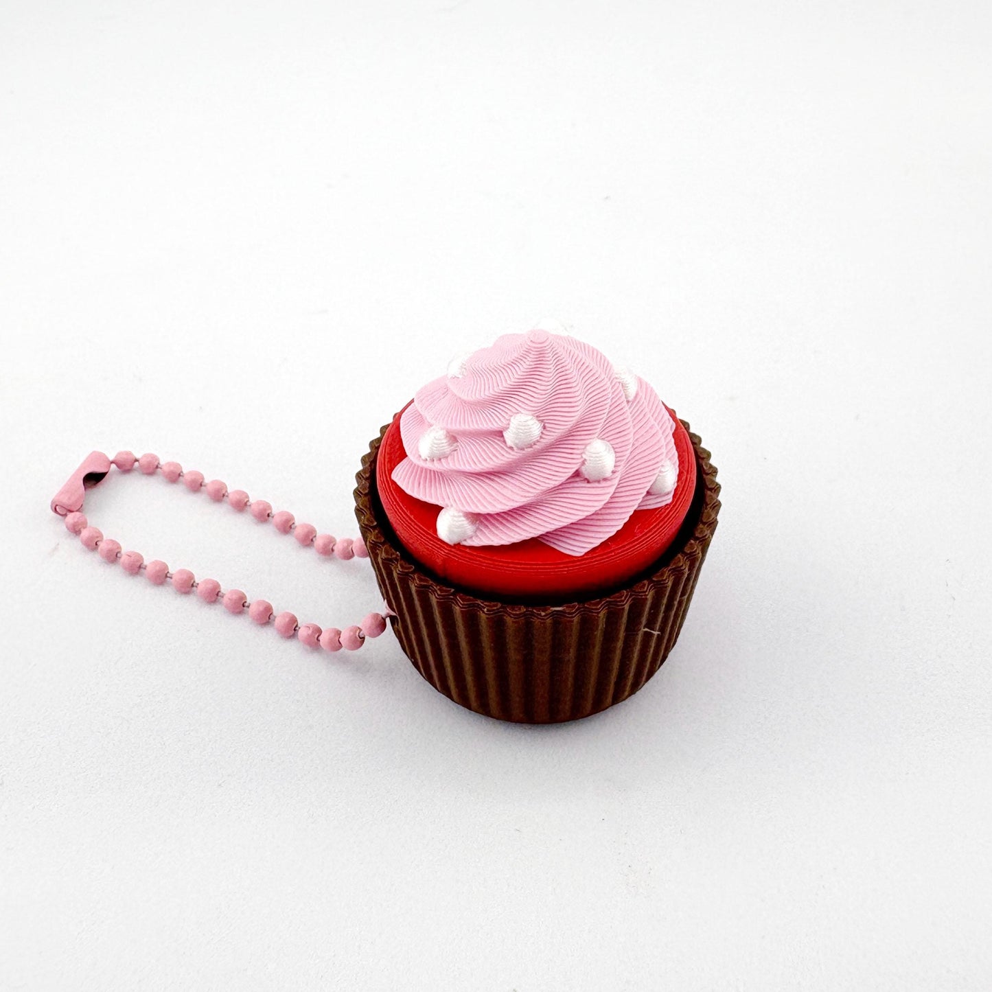 Cupcake Clicker Fidget Keychain