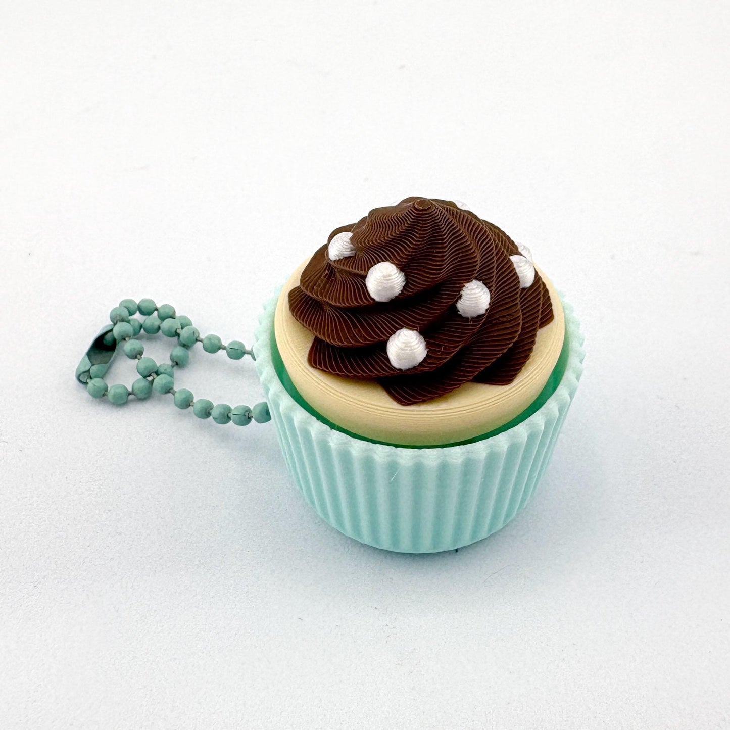 Cupcake Clicker Fidget Keychain