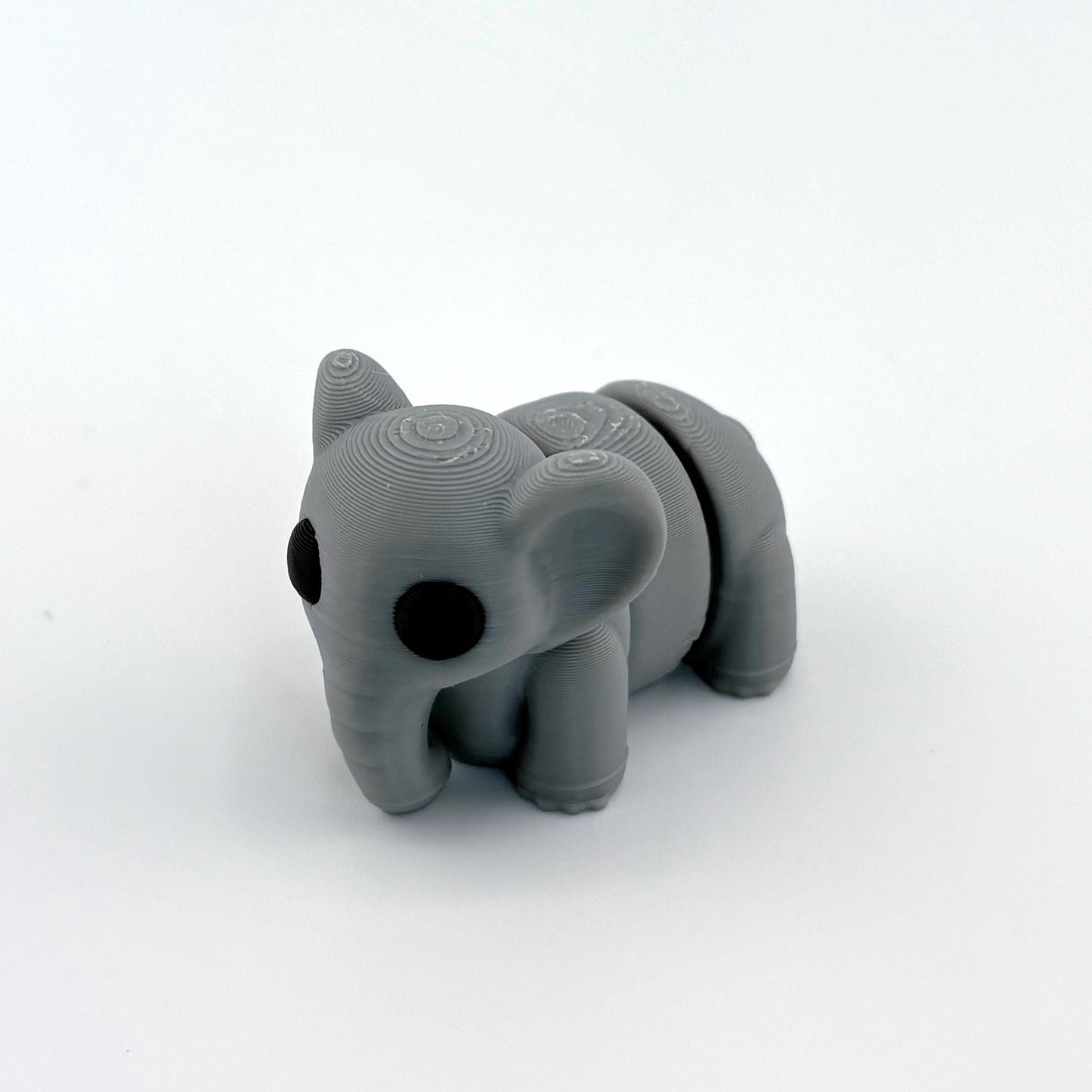 Baby Safari Animals 3D Printed Fidget Toys | Articulated Flexis – Lion, Tiger, Giraffe, Elephant, Koala, Hippo, Capybara, Sloth