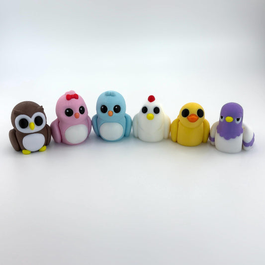 Baby Feathered Friends – Chicken, Duck, Owl, Pigeon, Love Birds