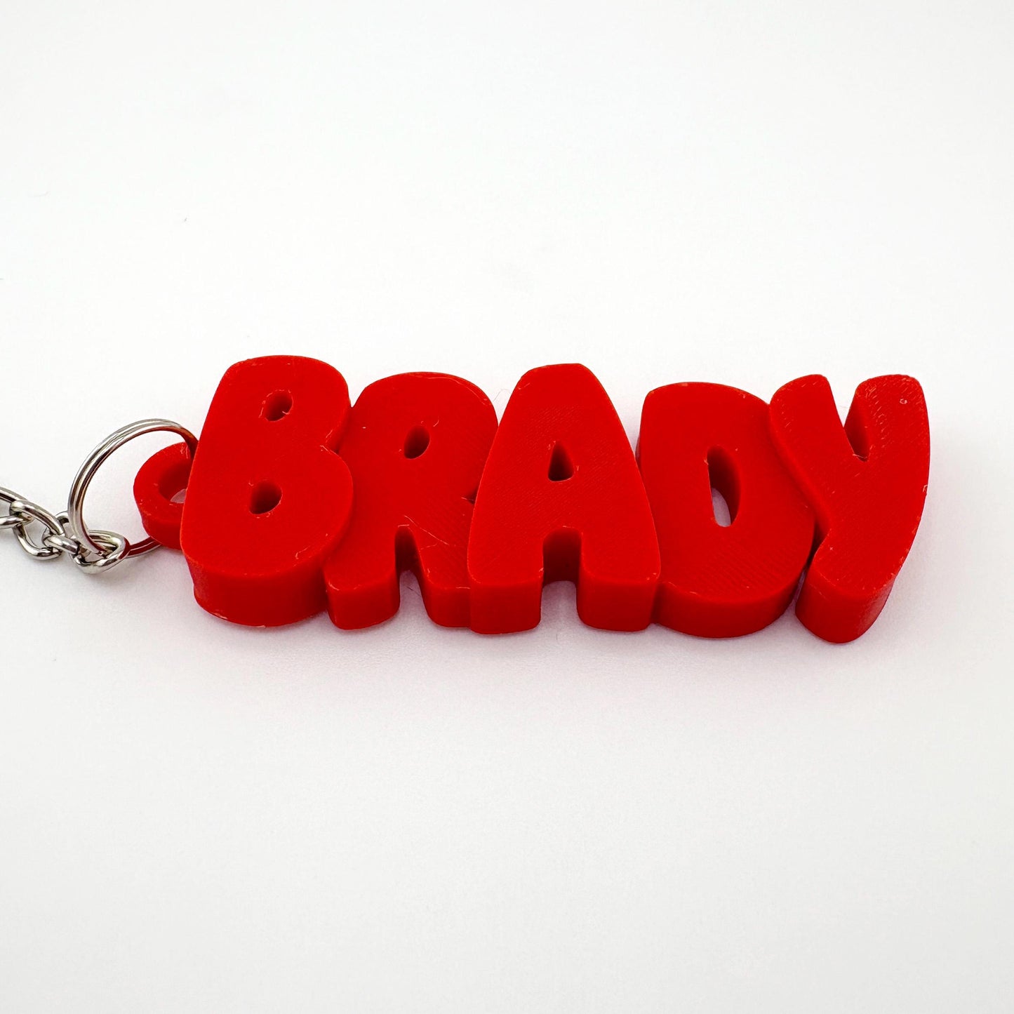 Personalized Blocky Name Tag Keychain