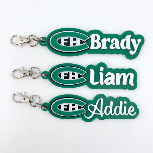 Personalized FHC Name Keychain - Horizontal