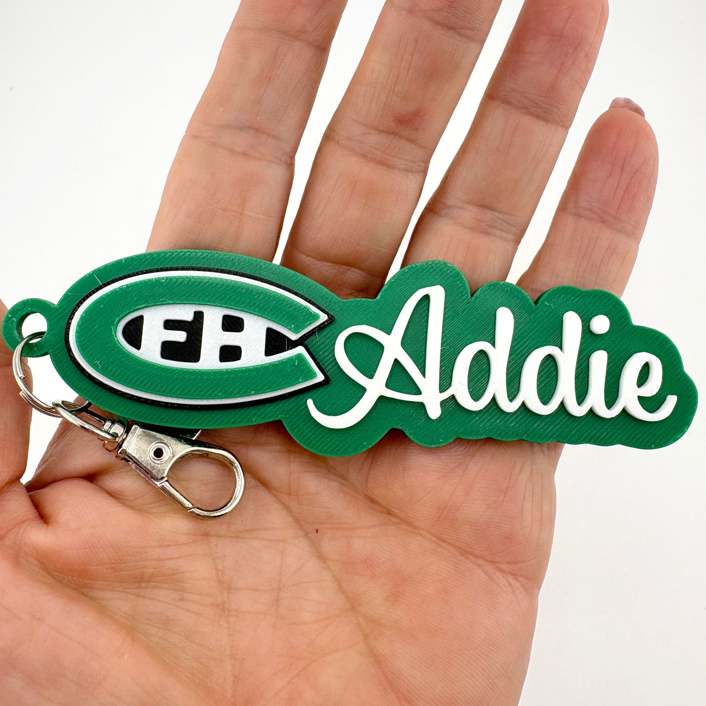 Personalized FHC Name Keychain - Horizontal