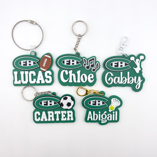 Personalized FHC Name Keychain - Sports/Club
