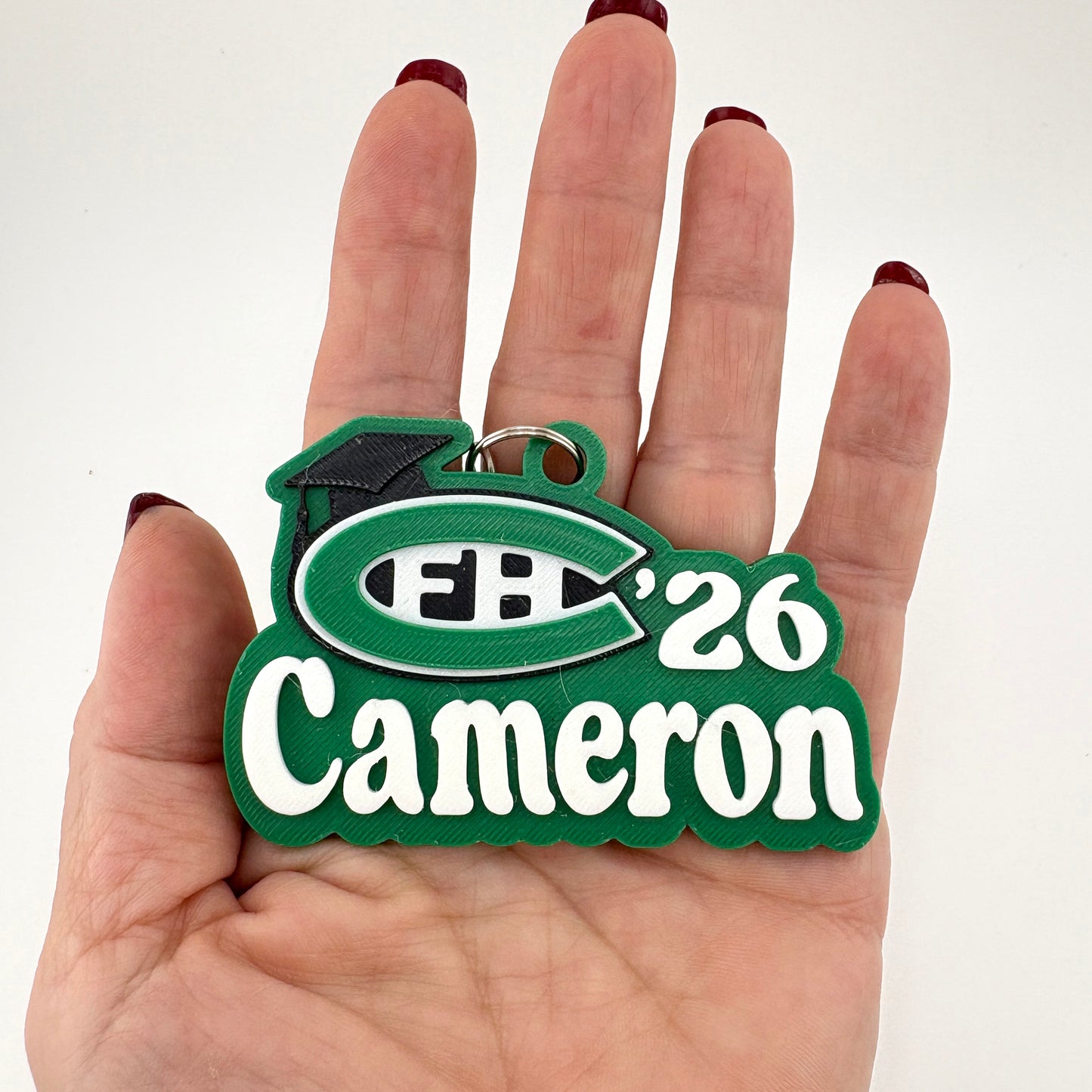 Personalized FHC Name Keychain - Grad Year