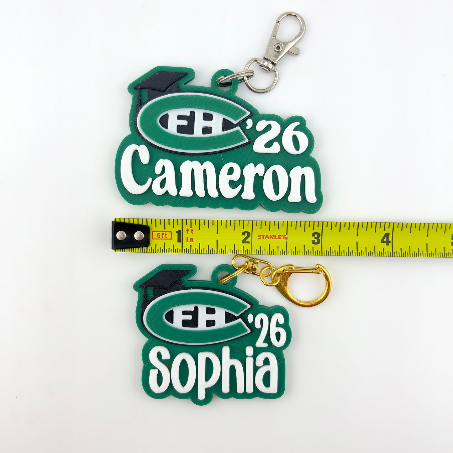 Personalized FHC Name Keychain - Grad Year