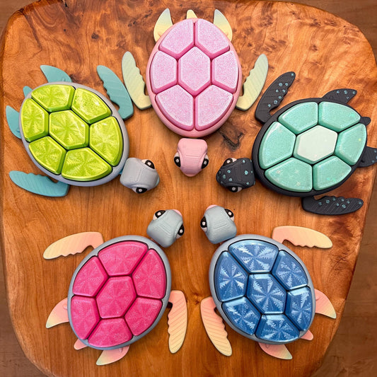 Turtle Multi-Key Sensory Clicker Fidget Toy
