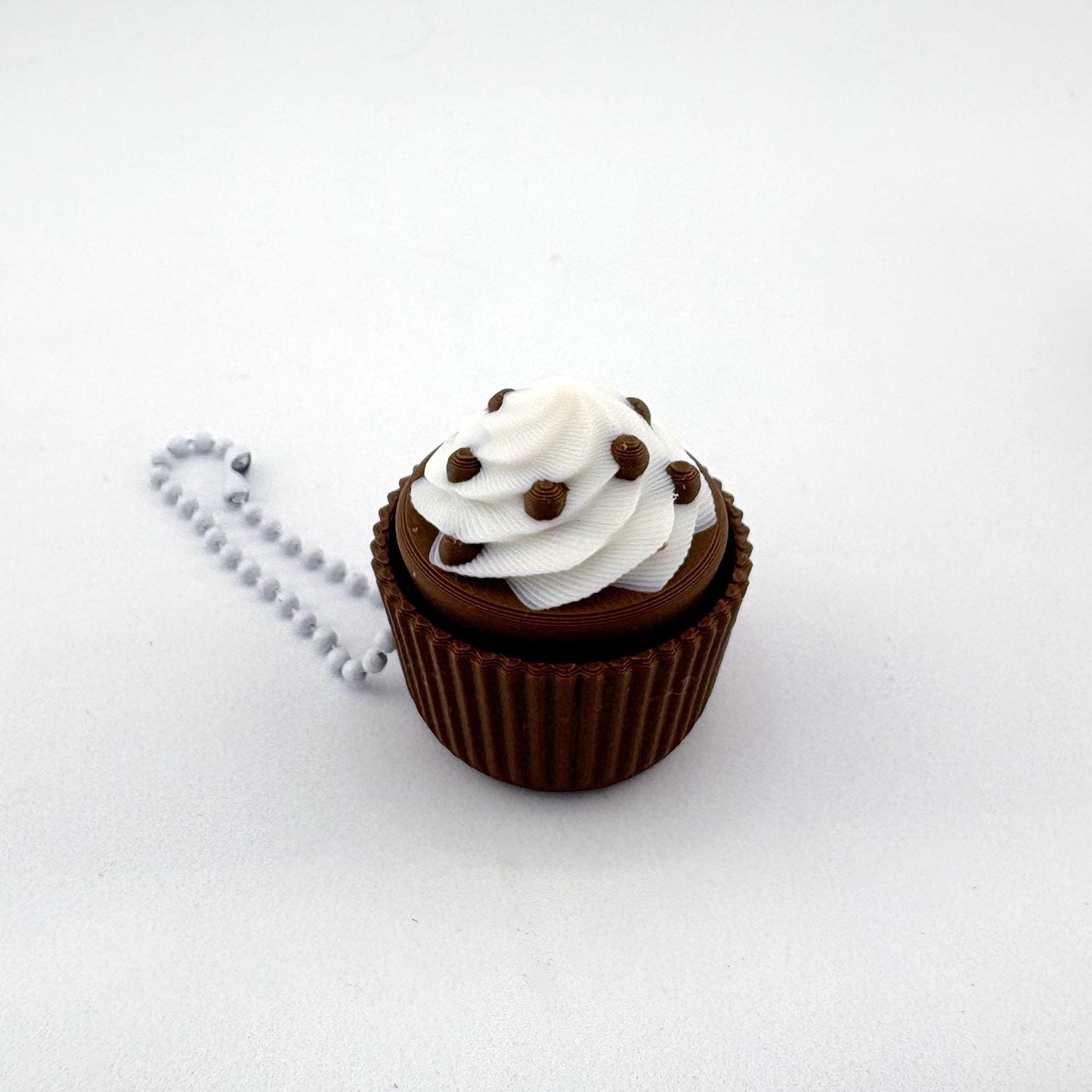 Cupcake Clicker Fidget Keychain