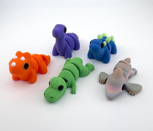 Baby Dinosaurs - Brontosaurus, Stegosaurus, T-Rex, Triceratops